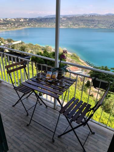 la vista sul lago