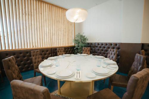 Étterem, Hospedium Hotel A Mar in Villafranca De Los Barros