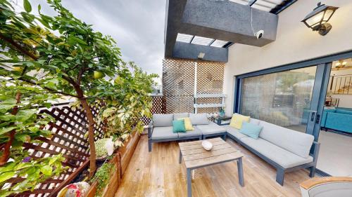 Altan/terrasse, The Galilee Flame duplex in Shlomi