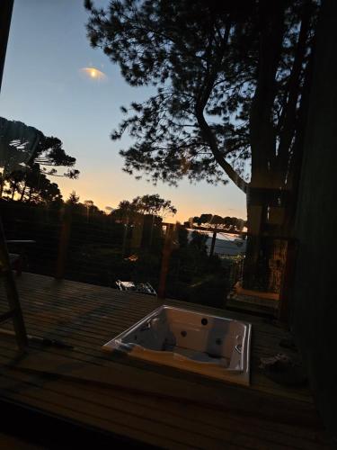Balcony/terrace, ManTe Quiero LAVANDA- linda, novissima e aconchegante in Vila Natal