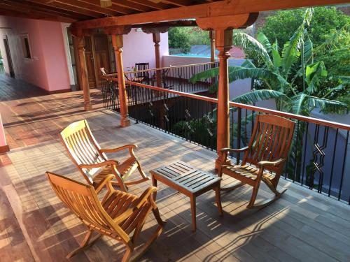 ระเบียง/ชานเรือน, Hotel La Polvora in กรานาดา