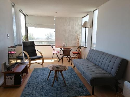 Departamento full amoblado con vista a la Bahía