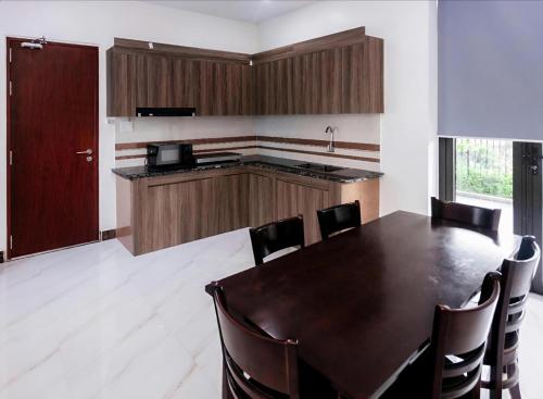 Romantic Hotel - C603A Flamingo Ibiza Hải Tiến - 주방