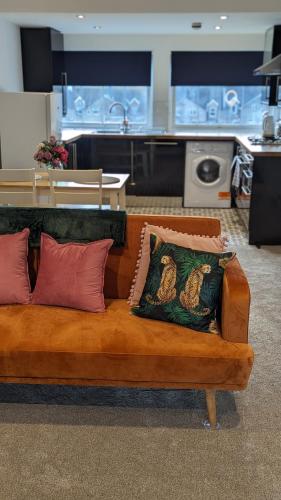 Konyha, Stylish Condo on Victorian Seafront, Voyagers Rest Bexhill in Központ