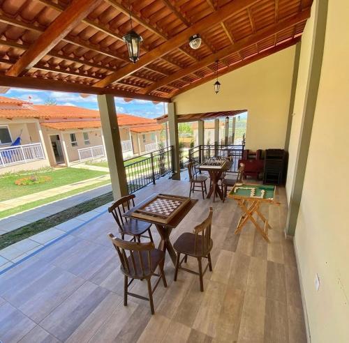 Balcony/terrace, Chales Condor in Triunfo (Pernambuco)