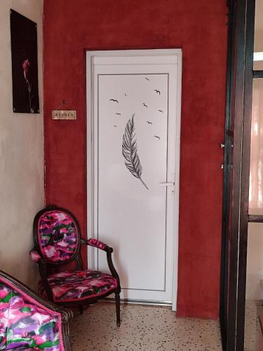 Entrance, Logement dans residence principale Le Cres near l'Aube Rouge