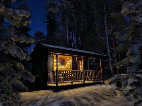 Blue Moment at the Arctic Circle- Forest, beach, activities in Meltosjarvi