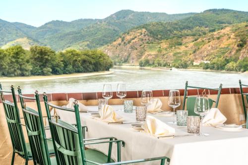 餐廳, 杜倫施坦城堡酒店 (Hotel Schloss Duernstein) in 杜倫施坦