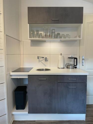 廚房, Ferienhaus Walddomizil in 諾伊斯塔特-格萊韋