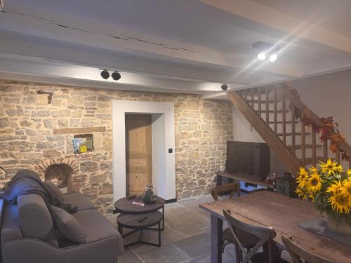 Koplietošanas atpūtas telpa ar TV, Gîte du domaine de Haut Ghor (Gite du domaine de Haut Ghor) in Langatte