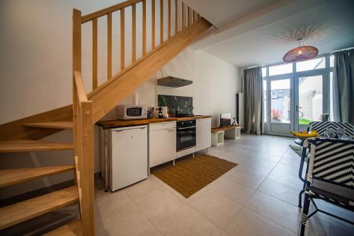 Konyha, Le Secret De Zoé - Terrasse - Parking (Le Secret De Zoe - Terrasse - Parking) in Szent Avertin