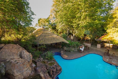 Swimming pool, Amadwala Lodge in Roodepoort