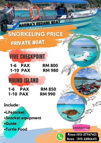 Marina's Redang Boat in เกาะเรดัง