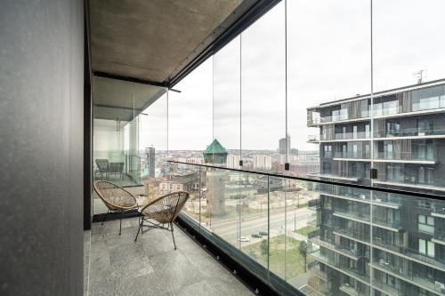 Varanda/terraço, RentPlanet - Apartament przy Muzeum Śląskim (RentPlanet - Apartament przy Muzeum Slaskim) in Bogucice