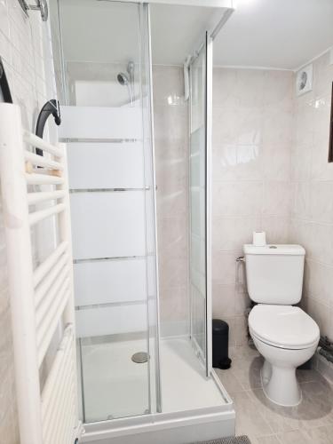 Душ, Grand Studio Lumineux pour 4 personnes in Бои-д'Арси (Ил-де-Франс)