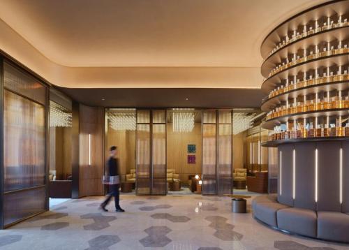 Lobby, Crystal Orange Hotel Shanghai Changfeng Business Zone in Putuo and Changfeng Park