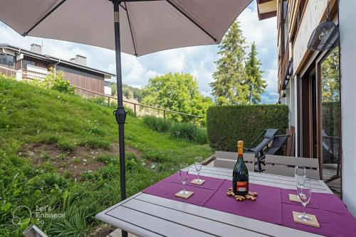 Ecrin cosy, calme, terrasse, nature et MontBlanc, Combloux (Foto 9)