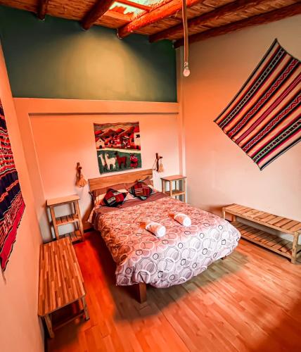 Casita con cocina privada, patio y jardin