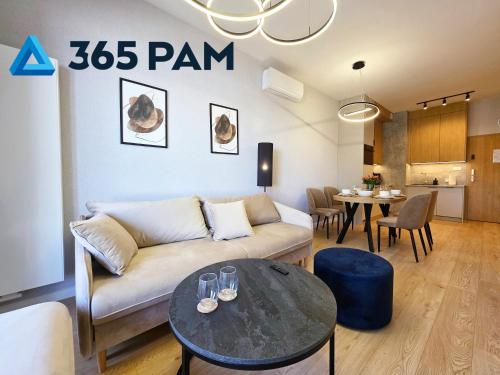 365PAM - Apartament Złote Żurawie Moon Residence - PARKING W CENIE, WIDOK NA MORZE Z BALKONU, Ustronie Morskie (foto 6)