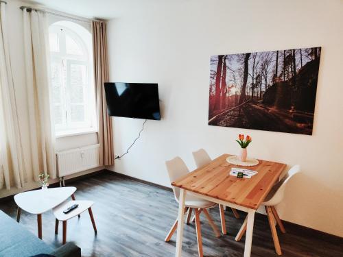 Urlaubsmagie Ferienwohnung Fledermaus - Gemeinschaftsgarten mit Sauna - F1B, Sebnitz (fotografie 5)