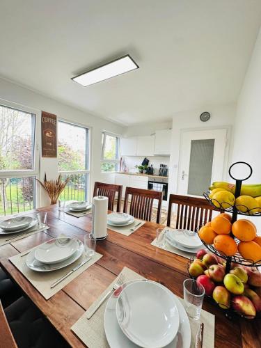 ห้องครัว, Ferienwohnung Rheinpanorama Lülsdorf (Ferienwohnung Rheinpanorama Lulsdorf) in เวสเซลิง