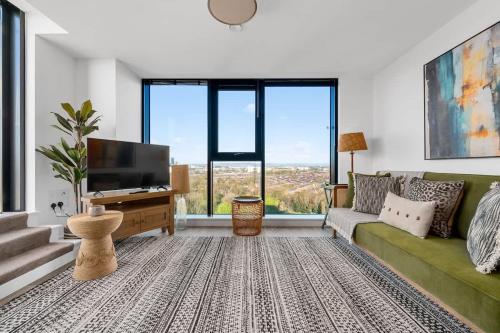 1 Bed Old Trafford Flat Rooftop Views, Manchester (fotografie 8)