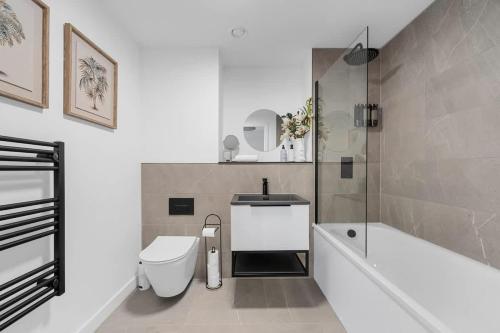 1 Bed Old Trafford Flat Rooftop Views, Manchester (fotografie 10)