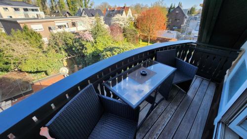 ระเบียง/ชานเรือน, Villa am Park in บาด สวิสเชนอาน