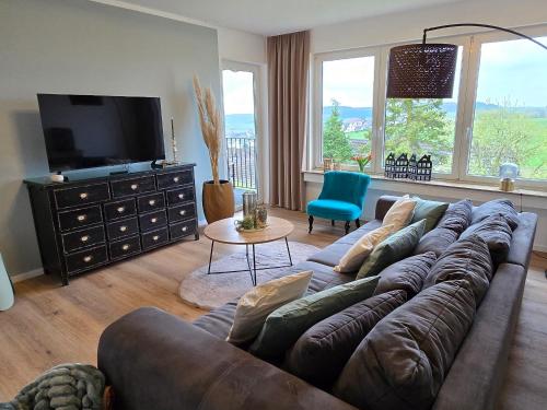 صالة مشتركة/ منطقة التلفزيون, RINGZEIT-Lodge in Herresbach