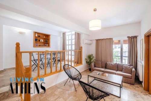 Spacious Familly Apt Next To Acropolis And Museum 4&1, Atenas