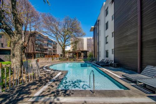 Departamento en Pucón con terraza y jardín privado