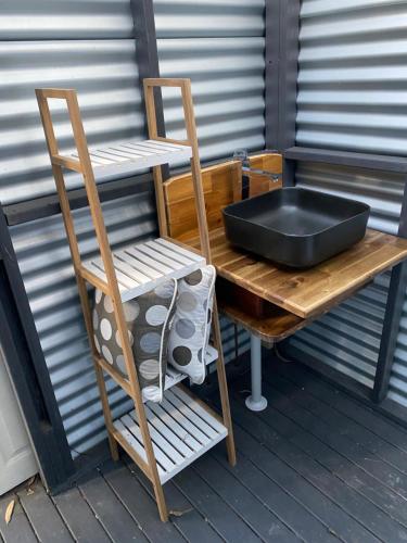 Fürdőszoba, Trees Rd Glamping in Currumbin Völgy