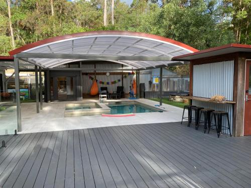 Szauna, Trees Rd Glamping in Currumbin Völgy