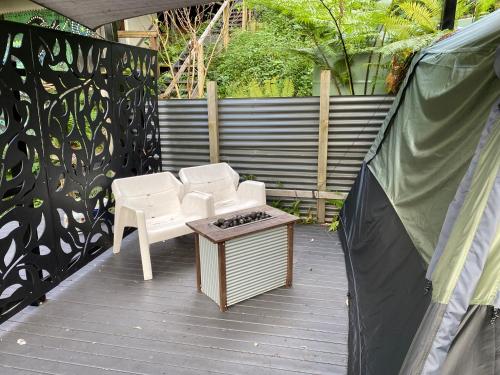 Erkély/terasz, Trees Rd Glamping in Currumbin Völgy