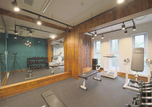 Fitness center, February Hotel The Stay Busan Gangseo Annex Building in Gangseo-gu