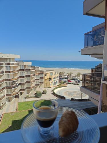 Studio cosy vue mer - Location saisonnière - Canet-en-Roussillon