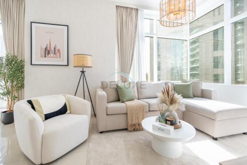 Sea and City View 1BR, Close to Marina Beach, Botanica Tower, Dubai Marina by Deluxe Holiday Homes, Dubai (Foto 7)