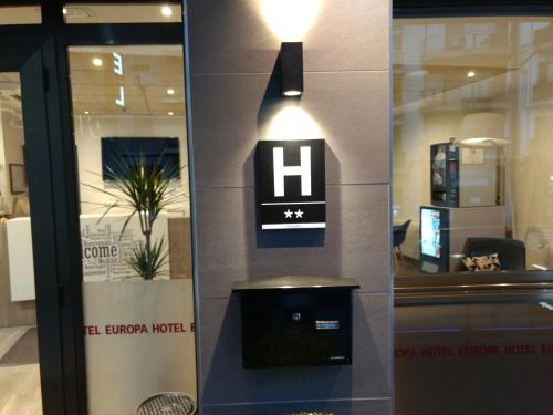 A szálláshely kívülről, Hotel Europa in Figueres