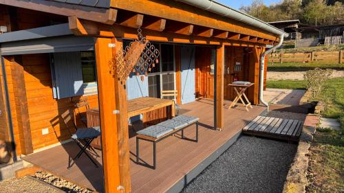 Balkons/terase, EifelChalet Niederehe in Uxheim
