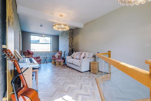 Incredible Home Driveway Piano Workspace in Shipley