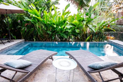 King bed, Kitchenette, Air Conditioning, Pool, Fast WiFi - Aire at Casa Calavera in San Francisco, Mexico