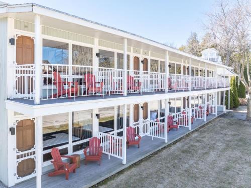 Hotelli välisilme, Spruce & Shore Motel in Fish Creek (WI)