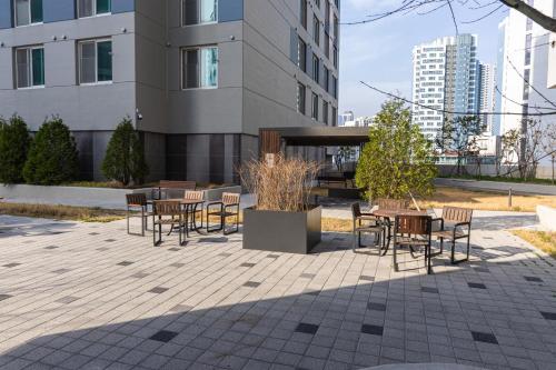 부산 해변 1분! 무료주차 사우나 헬스 (1 minute to the beach! Free parking! Sauna and gym) 싱글룸 부대시설