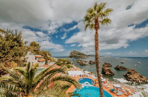 Úszómedence, Strand Hotel Delfini Terme in Ischia