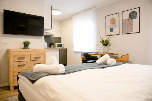 bonquartier - LUXAPT#1 Self Check-In mit Küche, Klimaanlage und Parkplatz, Sankt Augustin