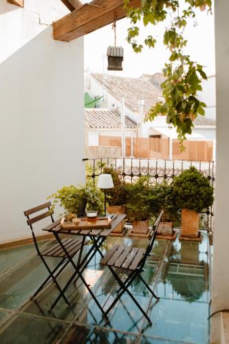 Erkély/terasz, La Casona de Mahora in Mahora