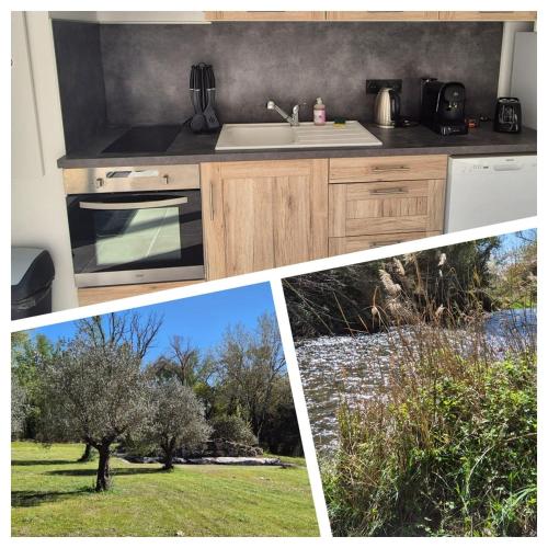 Kilátás, Duplex 2 chambres avec extérieur (Duplex 2 chambres avec exterieur) in Suze La Rousse