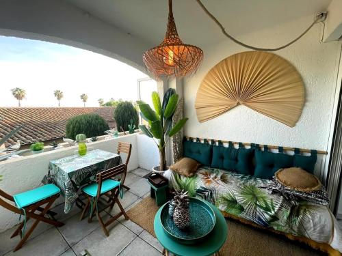 Studio with balcony in Antibes with AC - Location saisonnière - Antibes