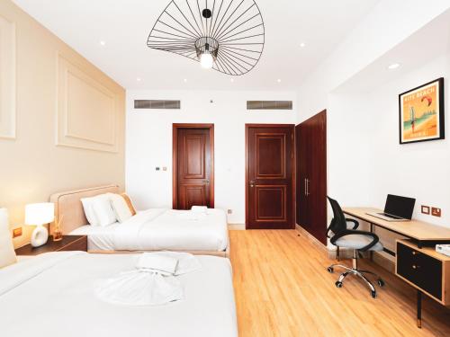 New Fairmont Residence with private beach on PalmJumeirah, Dubaï (photo 3)
