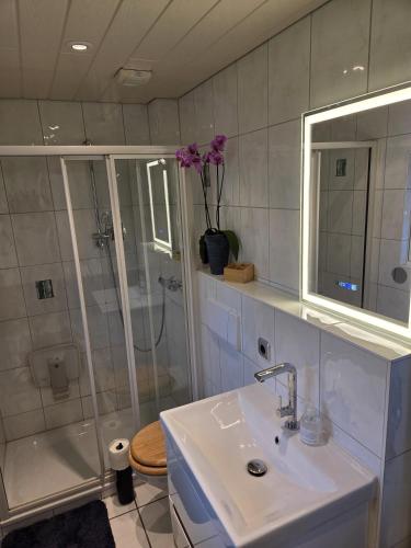 Bathroom, Ferienhaus in Muden Ortze in Fassberg
